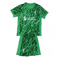 Camiseta Liverpool Portero Segunda Equipación Replica 2024-25 para niños mangas cortas (+ Pantalones cortos)